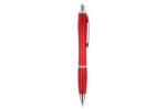 Ball pen Hawaii transparent Ocean Bound Plastic Transparent red