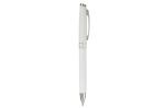 Ball pen metal 2 stripes White