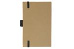 Cardboard notebook A6 + pen LT87949 Brown