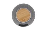 5W Speaker & 15W wireless charger R_PET & Bamboo Convoy grey