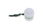 Sports bottle with edge and cord 500ml White/green