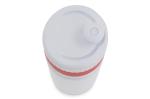 Sports bottle with edge 750ml White/red