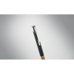 VERIA Push button aluminium pen Black