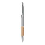 SPARTA Push button aluminium pen Flat silver