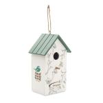 GREENJAY Bird house in plywood White