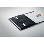 FAUX A4 RPET conference folder Black