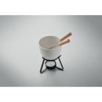 KASE Ceramic fondue set 240 ml White