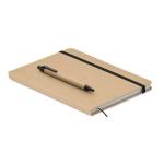 CARATIL A5 notebook in recycled carton Black