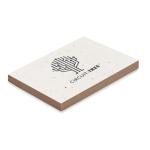 GROW ME Grass/seed paper memo pad White