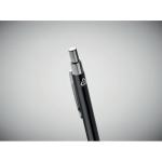 DANA Recycled aluminium ball pen Black