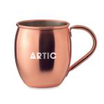 DAIQUIRI Cocktail copper mug 400 ml Flat golden