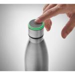 DEREO Double wall bottle 500 ml Flat silver