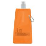 GATES Faltbare Wasserflasche Transparent orange