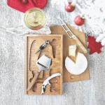 WINE&CHEESE Cheese and wine set Timber