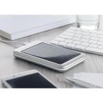 SOLARFLAT 4000 mAH solar powerbank Flat silver