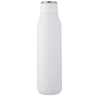 Marka 600 ml copper vacuum insulated bottle with metal loop White