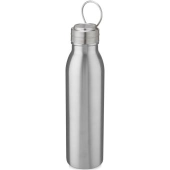 Harper 700 ml RCS-zertifizierte Sportflasche aus Edelstahl mit Metallschlaufe Silber