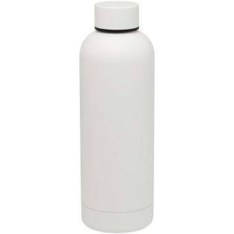 Spring 500 ml RCS-zertifizierte Kupfer-Vakuum Isolierflasche aus recyceltem Edelstahl Weiß