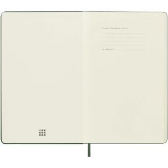 Moleskine hard cover 12 month L daily planner Olive