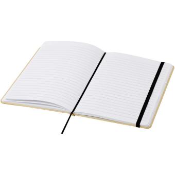 Nelida A5 recycled cardboard hard cover notebook Black