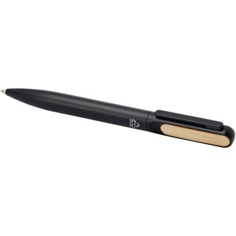 Blanca recycled aluminium ballpoint pen Black