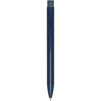 Beatriz recycled brass ballpoint pen Aztec blue