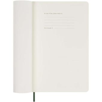 Moleskine soft cover 12 month weekly L planner Olive