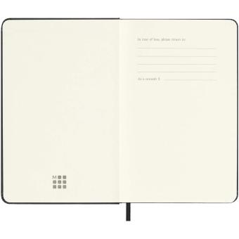 Moleskine horizontal hard cover 12 month PK weekly planner Black