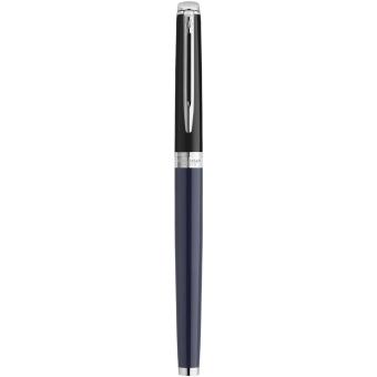 Hemisphere colour blocking rollerball pen with palladium trim, blue Blue,black