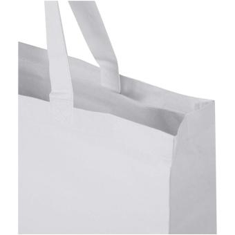 Odessa 220 g/m² GRS recycled cotton large tote bag White