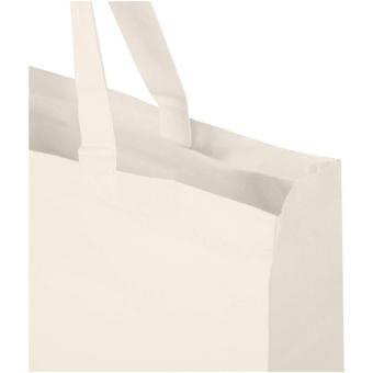 Odessa 220 g/m² GRS recycled cotton large tote bag Nature