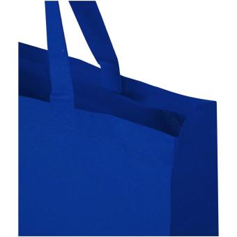 Odessa 220 g/m² GRS recycled cotton large tote bag Dark blue