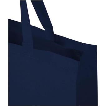 Odessa 220 g/m² GRS recycled cotton large tote bag Navy