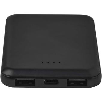 Asama 5000 mAh Type-C recycled plastic power bank Black