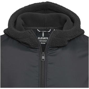 Evans unisex recycled sherpa fleece, black Black | XXS