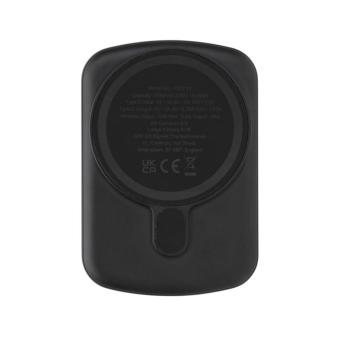 XD Collection MagBoost RCS recycled plastic 5000 mah magnetic powerbank Black