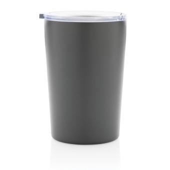 XD Collection RCS recycelter Stainless Steel Isolierbecher mit Deckel Grau