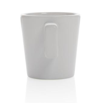 XD Collection Ceramic modern coffee mug 300ml White/white