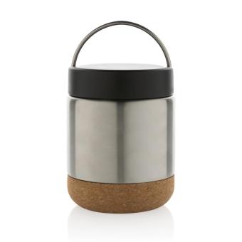 XD Collection Savory Lebensmittelflasche aus RCS recycelt. Stainless-Steel Silber