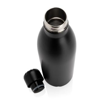 XD Collection Solid colour vacuum stainless steel bottle 750ml Black