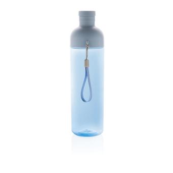 XD Collection Impact auslaufsichere Wasserflasche aus RCS recyc. PET 600ml Blau