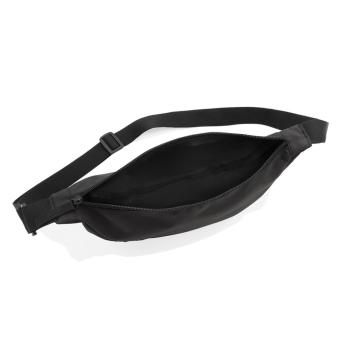 XD Collection Crescent AWARE™ RPET Half-Moon Sling Tasche Schwarz