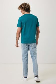 Iqoniq Brett recycled cotton t-shirt, Verdigris  | XS