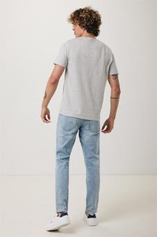 Iqoniq Brett recycled cotton t-shirt, Undyed light gray Undyed light gray | XS