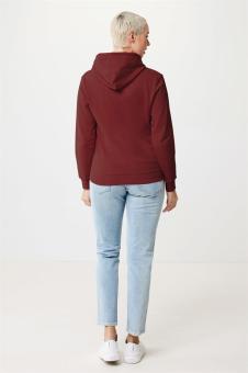 Iqoniq Jasper recycled cotton hoodie, Burgundy red Burgundy red | 3XL