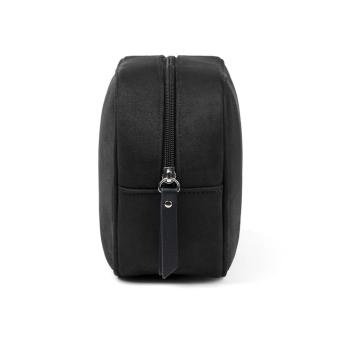 VINGA Marlow Kosmetiktasche aus RCS recyceltem Polyester Schwarz