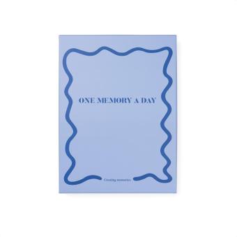 VINGA One memory a day GRS recycled paper journal Aztec blue