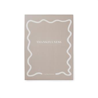 VINGA Thankfulness GRS-recyceltes Papierjournal Beige