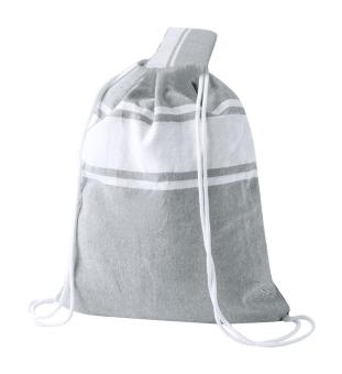 Carey beach towel and drawstring bag Convoy grey