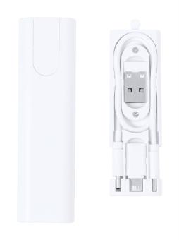 Tich USB charger cable set White